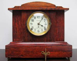 lot 230 image: Wonderful Antique Seth Thomas Sonora Chime Mantel Clock