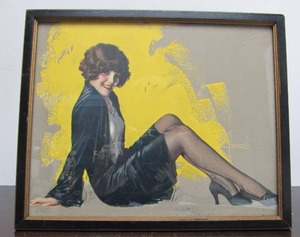lot 232 image: Original 1951 ROLF ARMSTRONG Pinup Print - Hello Everybody
