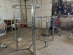 Adjustable Height Clothing Racks