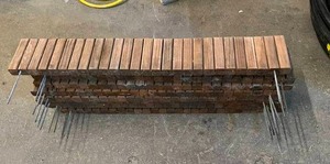 Flexible Wood Lawn & Landscape Boarder