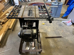 10 Table Saw on Rolling Stand
