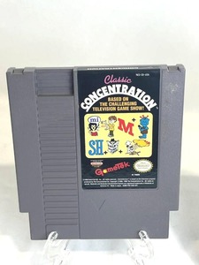 Nintendo NES Classic Concentration Video Game (Working)