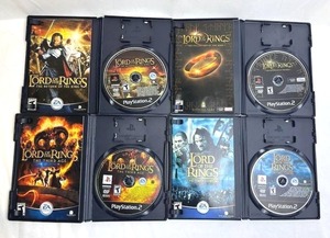 Playstation 2 PS2 Lord of the Rings Video Game Bundle (Working)