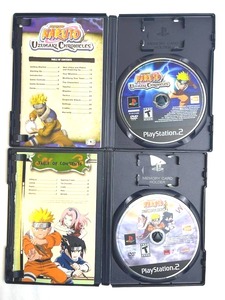 Playstation 2 PS2 Naruto Video Game Lot (Working)