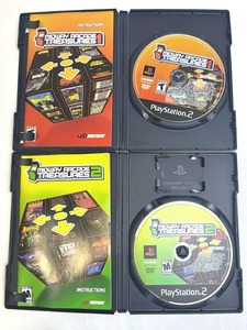 PS2 Midway Arcade Treasures 1 & 2 Video Game Lot (Working Condition)