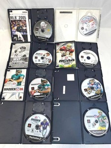 PS2 Football and Baseball Game Lot (Working Condition)
