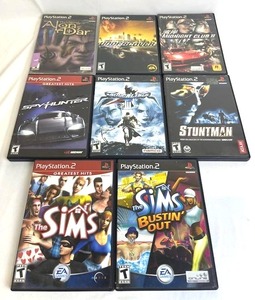 PS2 Game Lot (Working Condition) - Spy Hunter, Stuntman, Need For Speed Undercover, and More