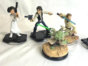 PS4 Disney Infinity Star Wars Rebel Action Figures (Working Condition)