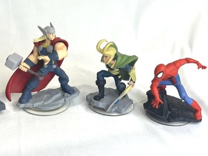 Disney Infinity 2.0 and 3.0 Marvel Action Figures Lot (Working Condition) - Thor, Captain America, and More