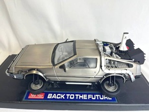 Vintage Sun Star Time Machine Back to The Future 118 (10 long) Diecast Delorean Model Car in Nice Condition