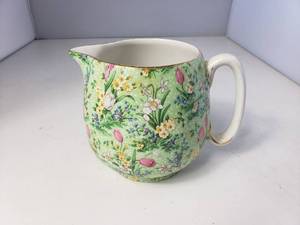 lot 54 image: Green Tulip Elijah Cotton Lord Nelson Ware Creamer