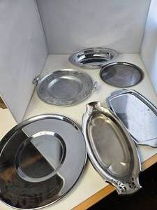 lot 88 image: Silver Plated, Chrome, Stainless Steel Items