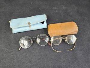 lot 154 image: 2 Pairs of Old Glasses