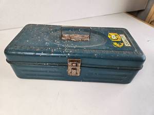 lot 160 image: Metal Coast to Coast Tackle Box