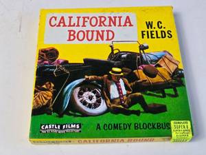 lot 204 image: W.C. Fields California Bound SUPER 8 Mm Castle Films No. 859