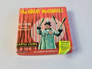 lot 206 image: W.C. Fields The Great McGonigle SUPER 8 MM Castle Films No. 857
