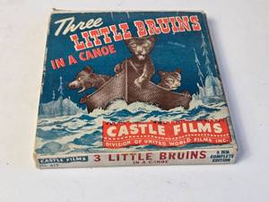 lot 231 image: Three Little Bruins in a Canoe Standard 8mm Castle Films No. 619