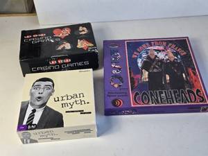 lot 263 image: Urban Myth Game, Casino Games, Coneheads Puzzle
