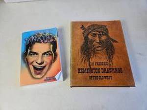 lot 271 image: Books Sinatra Singing, Remington Drawing from the Old West