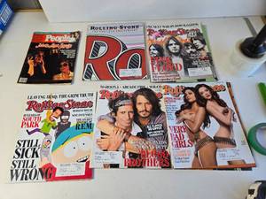lot 275 image: Rolling Stone and People Magazines