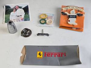 lot 301 image: Signed George Bush Picture, Ferrari Tie Box, Halloween Decor and More