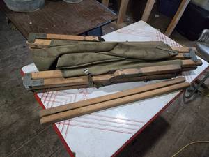 lot 336 image: Old Army Cot