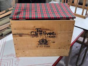 lot 342 image: The Glenlivet Wooden Scotch Box