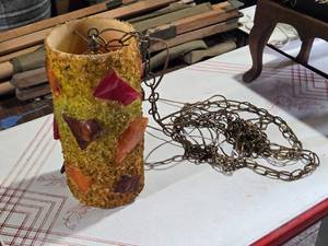 lot 345 image: Unique Vintage Hanging Lamp
