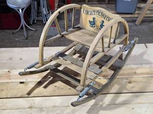 lot 357 image: Vintage Childrens Teetertot Rocker Bouncer