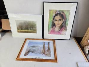 lot 383 image: Lot of 3 Different Prints