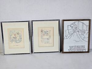 lot 384 image: Funny Difference Between Boys and Girls Prints