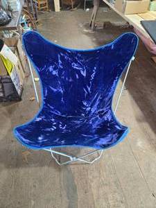 lot 392 image: Retro Styled Butterfly Chair