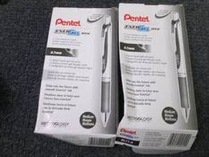 2- 12 pks Pentel EnerGel Deluxe RTX...
