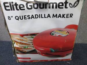 Elite Gourmet 8 Quesadilla Maker...