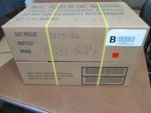 Sealed Case of 12 MREs Meal Ready ...