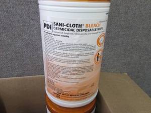 6- 65 ct Canisters PDI SaniCloth Bl...