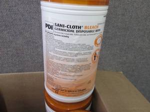 6- 65 ct Canisters PDI SaniCloth Bl...