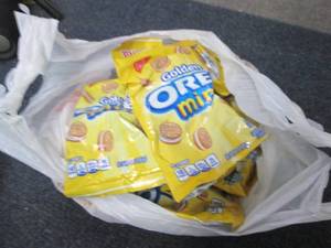 12- 3 oz Golden Oreos Minis...