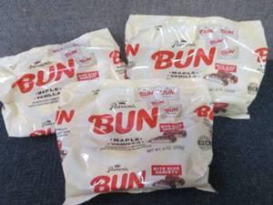 3- 9 oz Pearsons Bun Maple Vanilla...