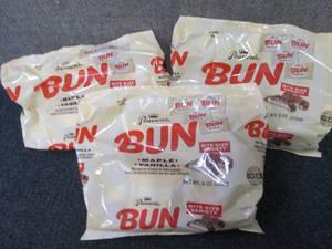 3- 9 oz Pearsons Bun Maple Vanilla...