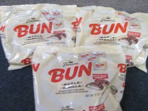 3- 9 oz Pearsons Bun Maple Vanilla...