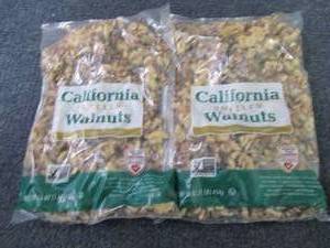 2- 16 oz Bags California Shelled Wa...