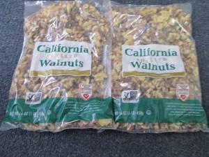 2- 16 oz Bags California Shelled Wa...