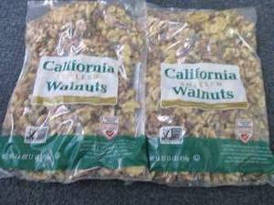 2- 16 oz Bags California Shelled Wa...