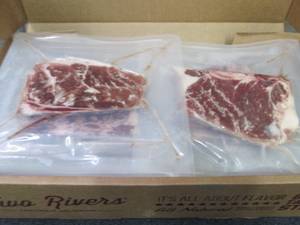 6.4 oz Case Frozen Two Rivers Beef ...