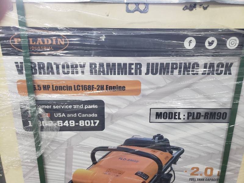 lot 98 image: Paladin Vibratory Hammer Jumping Jack  Model- PDL-RM90