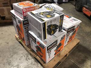 Pallet of  Assorted WetDry Shop Vacs Various Models and Conditions Customer Returns See Pictures