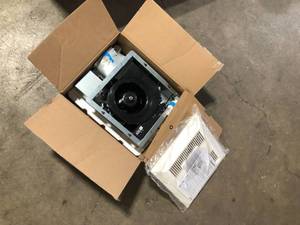 Panasonic WhisperValue DC Series 5080100 CFM CeilingWall Exhaust Fan LED Light Condensation Sensor with Low Profile Housing  Customer Returns See Pictures