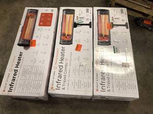Lot of Assorted Infrared Heaters   Customer Returns See Pictures