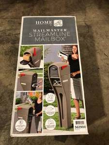 Step2 Mail Master Streamline Mocha OverPost Mounted Plastic Mailbox   Customer Returns See Pictures